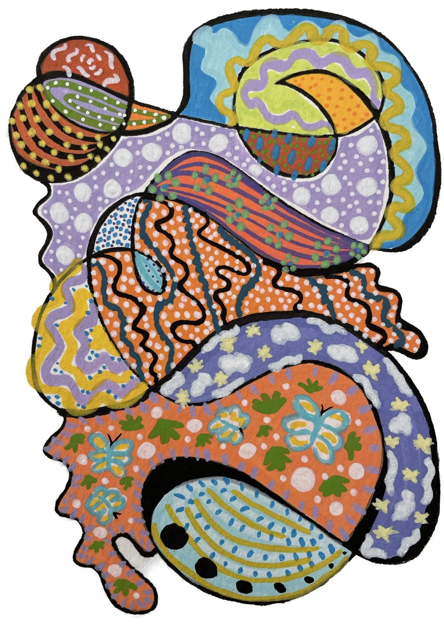 Butterfly · Transformation — painting by Basia