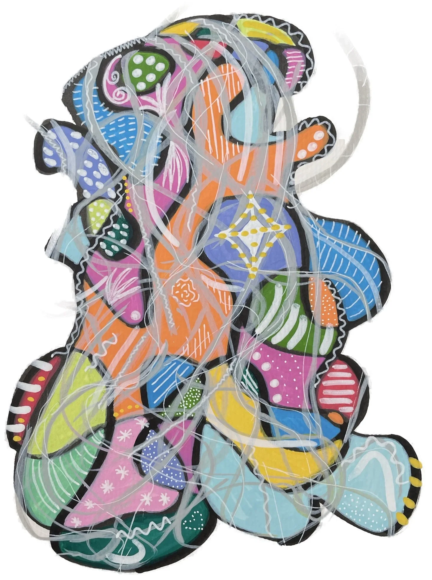 Smoke · Gratitude — painting by Basia
